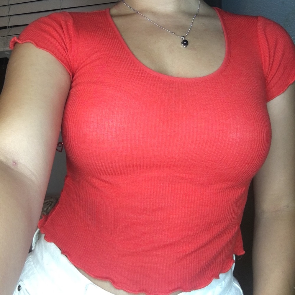 red pacsun crop